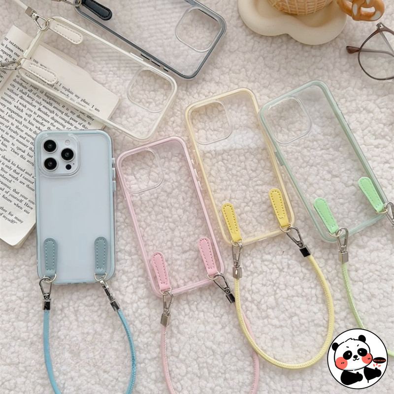 2 in 1 เคสโทรศัพท์พร้อมสายรัดสําหรับ iQOO Z10 Z9X Z9 Turbo Pro Plus Z8 Z8X Z7 Z7X Z7i Z6 Lite Z5 Z3 