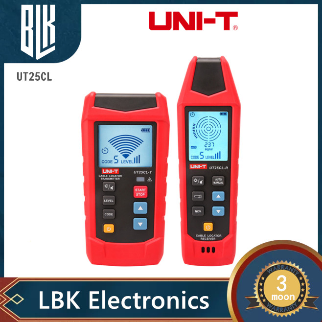 UNI-T UT25CL เครื่องค้นหา ไล่หาสายไฟ อัตโนมัติ Cable Locator UT25CL