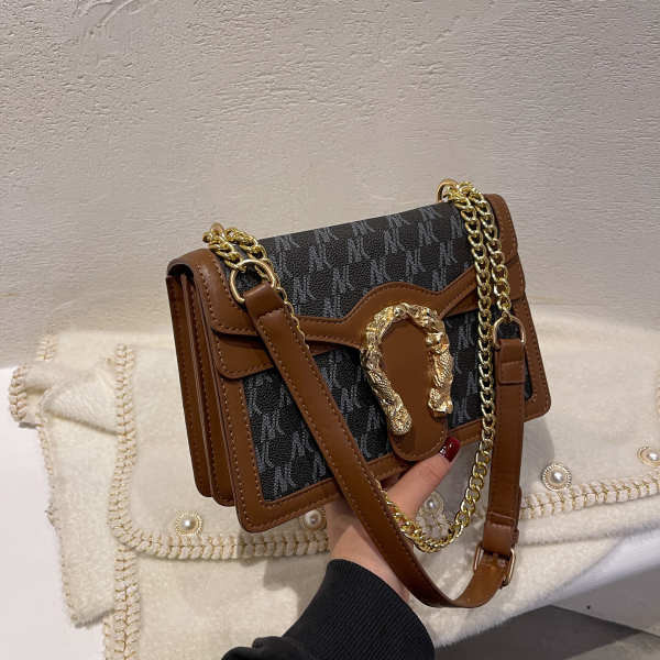 ซิการ์ แท้ กระเป๋า age free กระเป๋าสายโซ่ความรู้สึกระดับไฮเอนด์สำหรับผู้หญิงกระเป๋าสะพายไหล่ผู้หญิงค