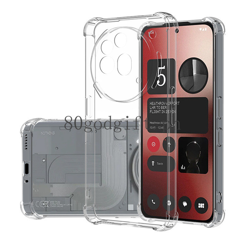 Nothing Phone 3a Pro TPU Clear Casing for Nothing Phone 3 3A Pro 1 Nothing CMF Phone 2 Pro 5G โปร่งใ