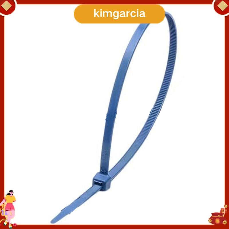 kimgarcia Blue Zip Ties Cable Tie Metal Detectable Zip Ties 100x 2.5 มม.