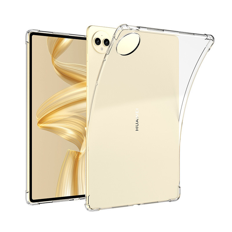 Soft TPU โปร่งใสป้องกันการแตกร้าวสําหรับ HUAWEI MatePad Air 12 นิ้ว BKY-W00 W10 W20 W09 Pro 12.2 MRO