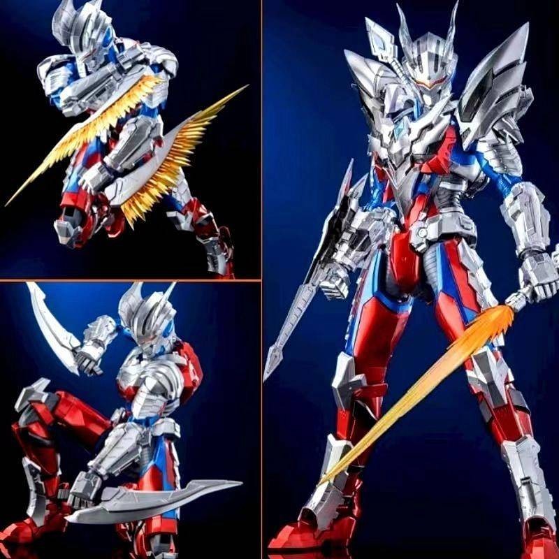 Super Cute Cartoon Selo Hand-Made Shining Gold DiGa Mecha Form Movable Joint Model Ultraman Toy Seri