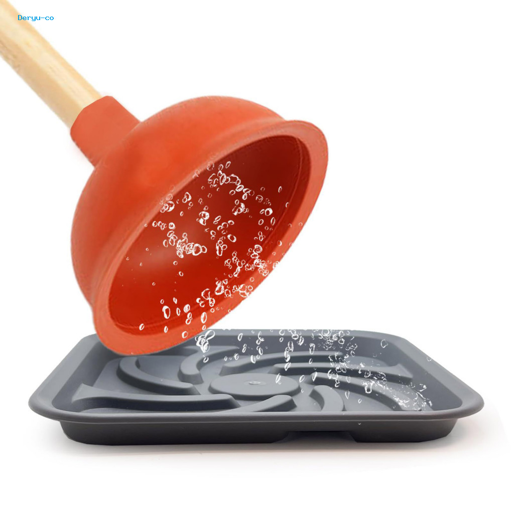 ดาร์ยู| Plunger Drying Rack Breathableed Plunger Stand 2pcs Fast-drying Plunger Mats สําหรับทําความส