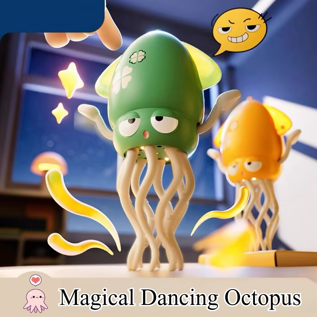 Magical Dancing Octopus Toy Octopus สําหรับเด็กไฟฟ้าปริศนาสําหรับเด็กชายและเด็กหญิง Baby Learning To
