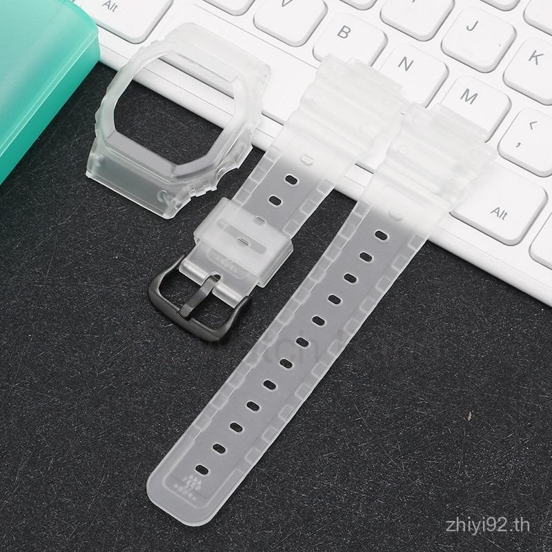 เปลี่ยนสายนาฬิกาเรซิ่นสําหรับ DW5600 Series | ใส่ HR/E/WM/SKC/LS/GWB5600
