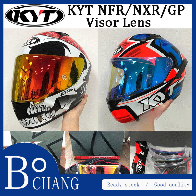 KYT NFR/NXR/GP Iridium Visor เลนส์ Revo เลนส์ Fit สําหรับหมวกกันน็อค KYT NFR/NXR/GP KYT