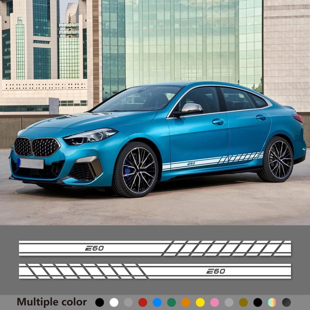 รถประตูด้านข้างสติกเกอร์ไวนิลDecalสําหรับBmw E87 E36 E46 E39 E34 E92 E90 E60 E91 E70 E93 อัตโนมัติปร