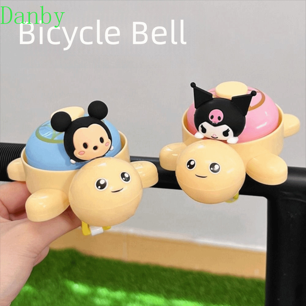 DANBY Turtle Bicycle Bell, Kuromi Melody Turtle Bike Horn, Bike Handlebar Alarm Kt Cat Cartoon Desig