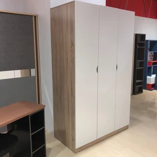 SB Design Square ตู้เสื้อผ้าบานเปิด ขนาด 120 ซม.รุ่น Preem สีไม้อ่อน (120x60x200 ซม.) แบรนด์ KONCEPT FURNITURE
