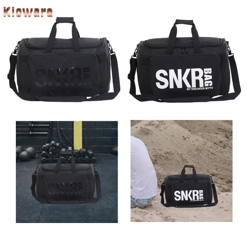 Kloware Travel Duffle Bag สายรัดปรับได้กันน้ําความจุขนาดใหญ่ผ้า Oxford แบบพกพาพกพาบนค้างคืนกระเป๋าสะพายกระเป๋าถือ