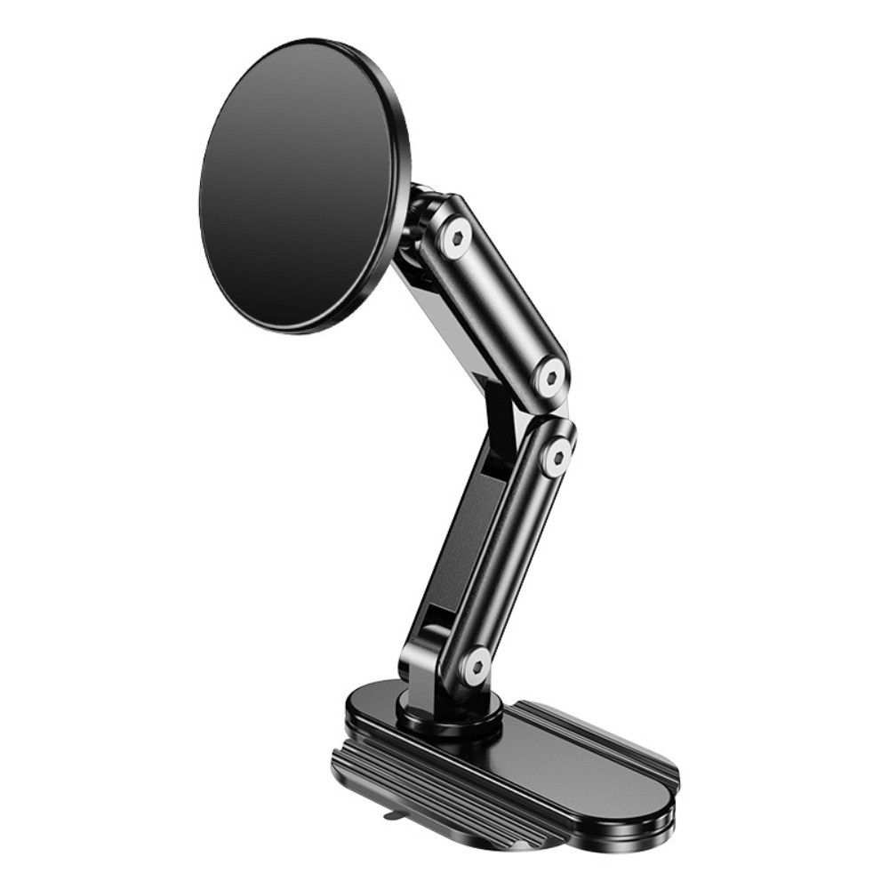 ที่วางโทรศัพท์แม่เหล็กสําหรับแดชบอร์ด/กระจก 360° ที่วางโทรศัพท์มือถือแบบปรับได้พร้อมฐานยึดแบบยืดหยุ่น