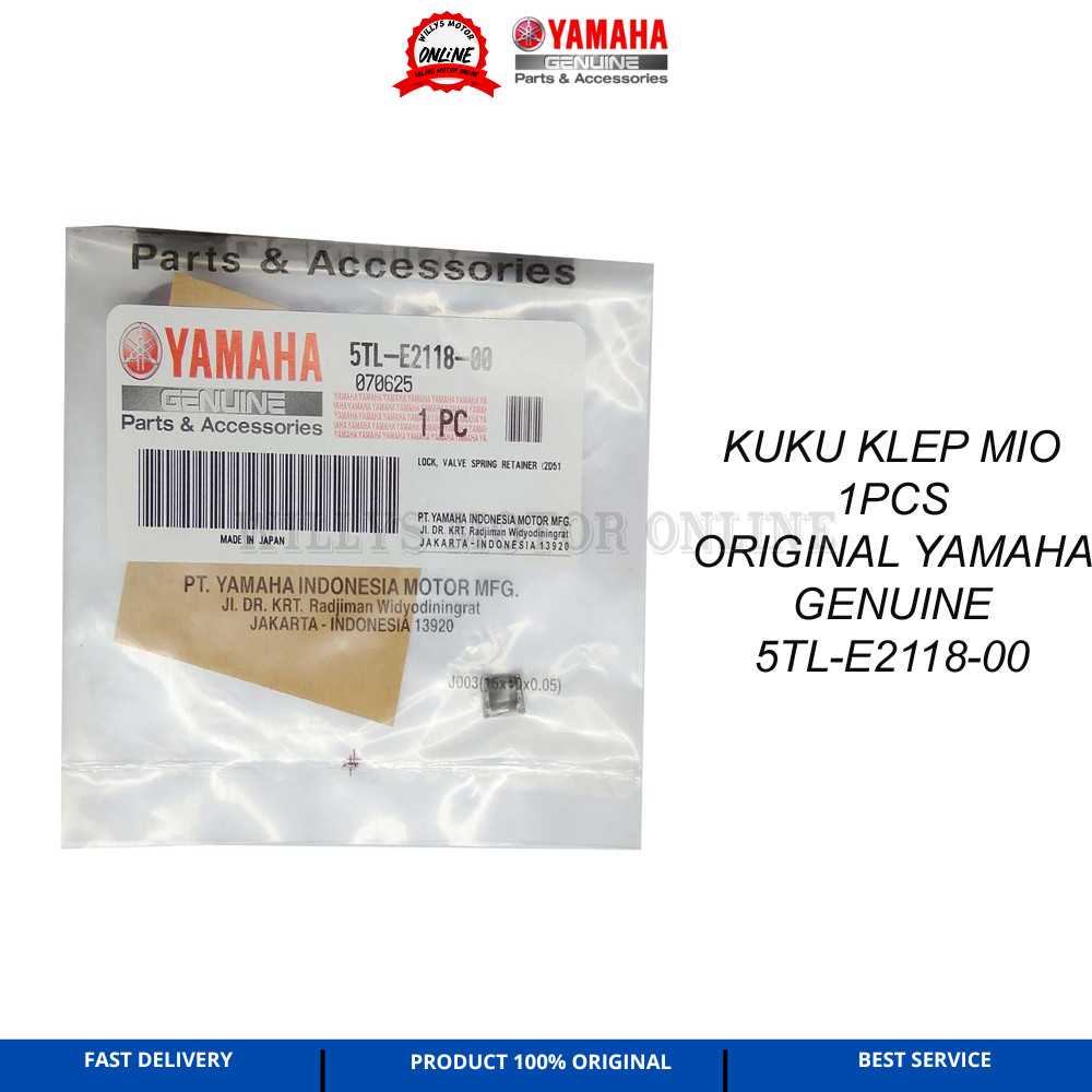 ORIGINAL YAMAHA MIO VALVE NAILS 5TL-E2118-00 1 ชิ้น