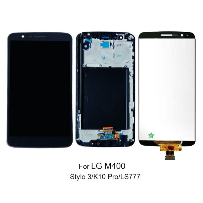 LCD Relacement สําหรับ LG Stylus 3 M400AR M400DK M400DY LS777 จอแสดงผล LCD Touch Screen Digitizer As