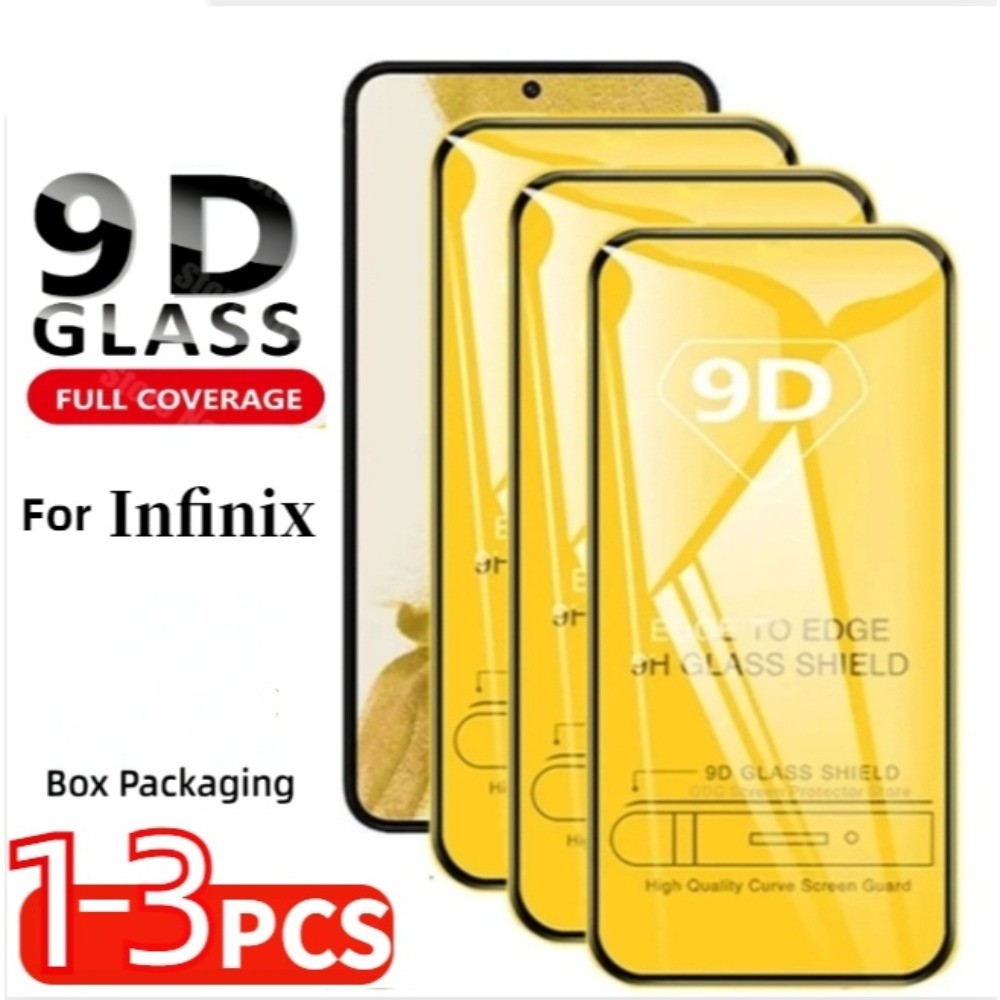 9DกระจกนิรภัยสําหรับiPhone 16 15 14 11 13 12 16 17 Pro XS Max Plus XR X 8 7 6 6S Plus 16E 13mini 12mini SE2020 ฟิล์มป้องกันหน้าจอกาวเต็มรูปแบบ