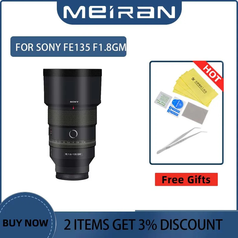 สําหรับ Sony FE135 มม.F1.8GM 135F1.8 1351.8 Anti-Scratch Decal กล้องเลนส์ป้องกัน Coat Wrap ฟิล์ม FE1