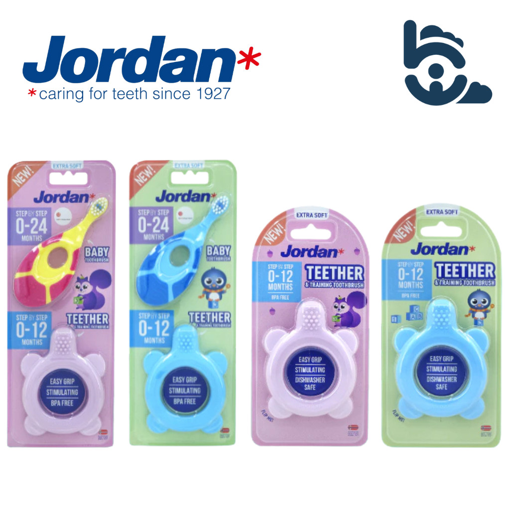 Jordan Teether & แปรงสีฟัน Combo Pack *สีสุ่ม*