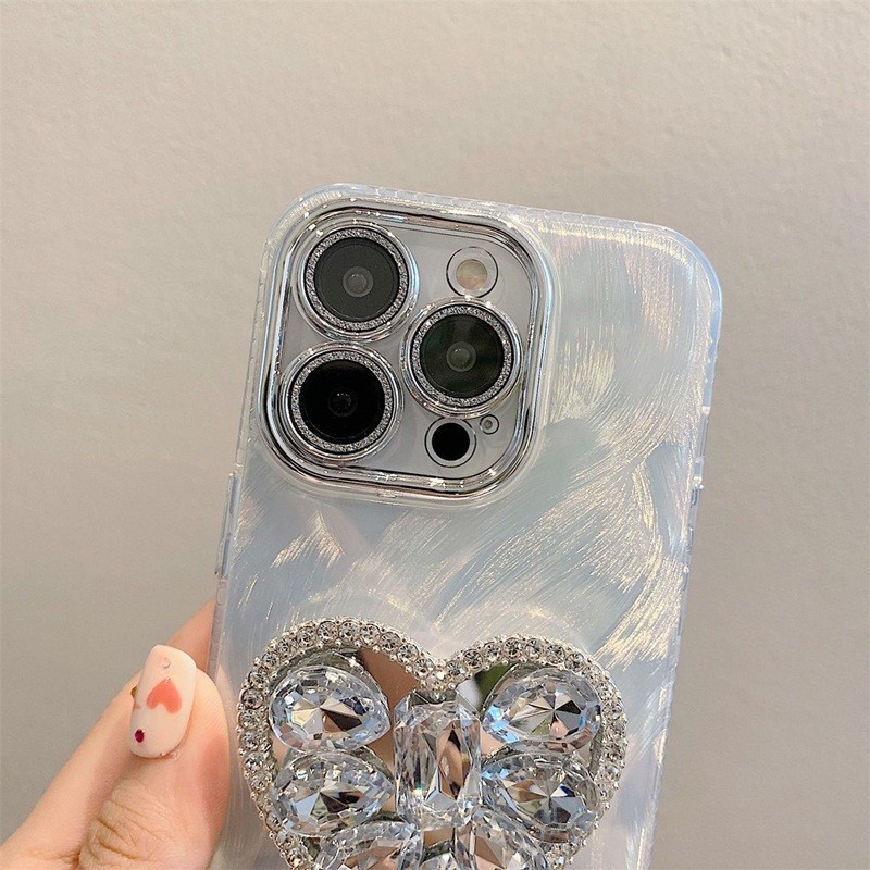 สําหรับ Vivo V40 Pro V30 V29 V27 V27E V21 V23 X50 X60 X70 X80 X90 X100 X200 mini V25 4G 5G ป้องกันเลนส์กล้อง Lanyard Chain Bracket Bling Soft เคสโทรศัพท์ - รูปที่ 5