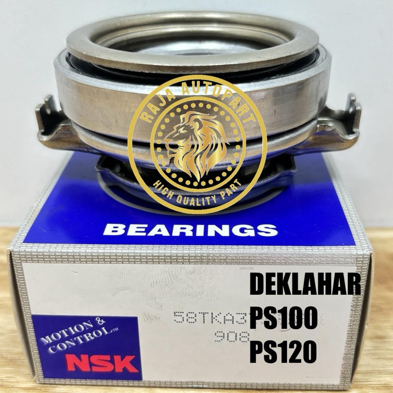 แบริ่งคลัตช์ DEKLAHAR MITSUBISHI PS 100 120 PS100 PS120 NSK 58TKA3703 DRUG LAHER พร้อมการรับประกัน