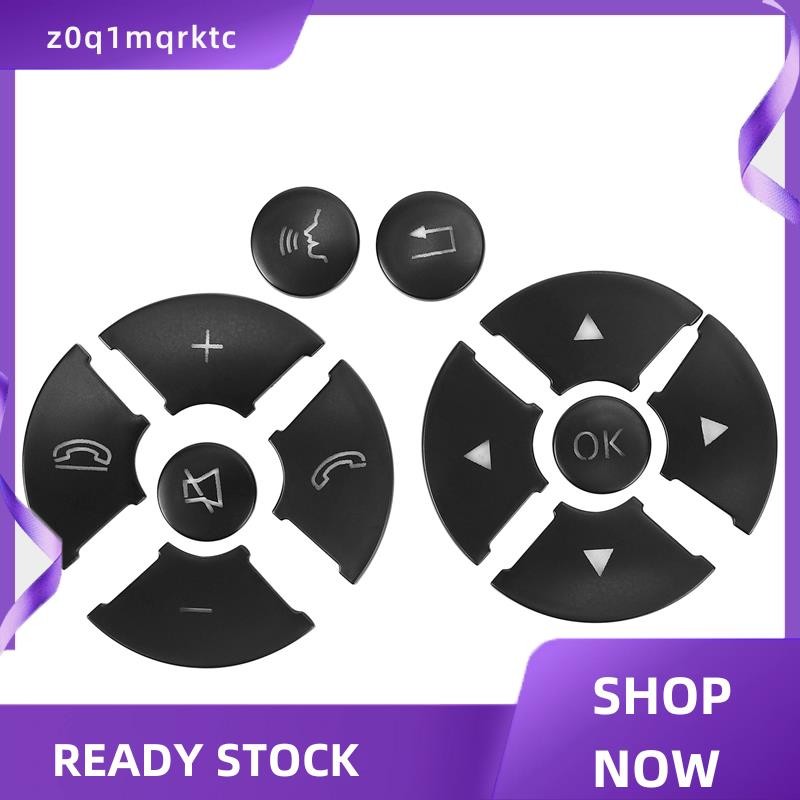 z0q1mqrktc พวงมาลัยรถปุ่มสวิทช์ Trim สติกเกอร์สําหรับ CS Class W204 W212 W221 X204 C200 C250