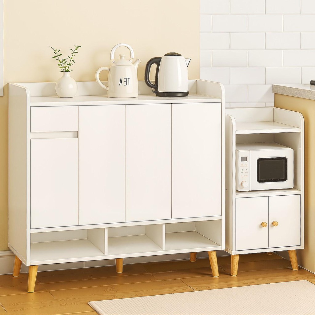 เคาน์เตอร์ห้องครัว 180/200cm ชั้นวางของในห้องครัว อเนกประสงค์ cupboard เคาเตอร์ครัว ตู้เก็บของในครัว