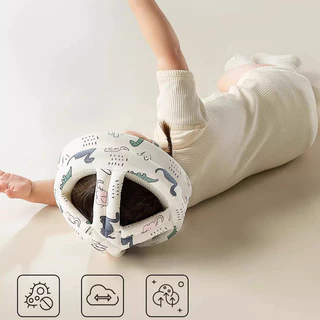Berma Baby หมวกกันกระแทกเด็ก สามารถปรับได้ ปกป้องหัวของเด็ก 360 องศา ป้องกันการบาดเจ็บ เด็กหัดเดิน