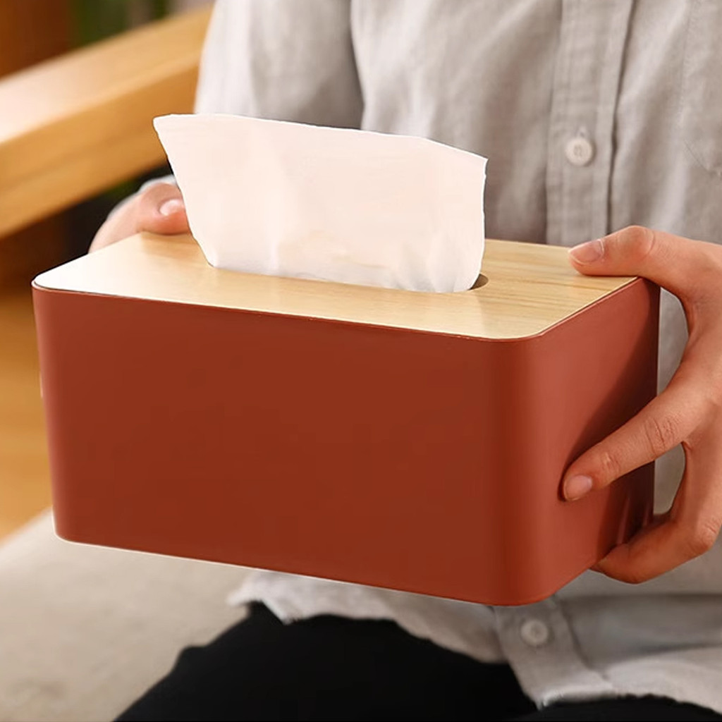 [3-5 วันมาถึง]กล่องเก็บทิชชู่แบบตั้งโต๊ะ | ฝาที่ถอดออกได้และเรียบออกแบบเปิด,วัสดุ หน้า ทนทาน บ้านออแกไนเซอร์สําหรับห้องครัว/ห้องนั่งเล่นตกแต่ง - รูปที่ 7