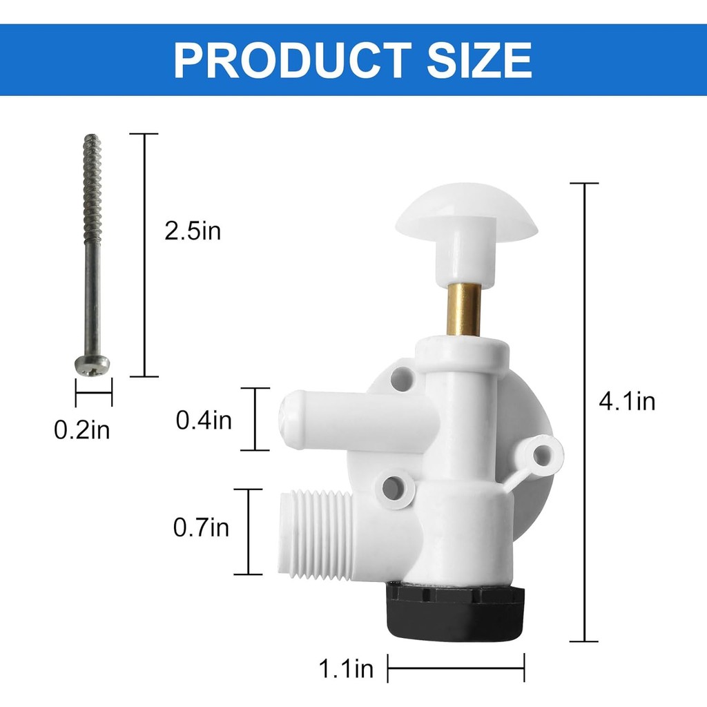 385314349 RV ห้องน้ําวาล์วน้ําสําหรับ Dometic Sealand EcoVac Vacuflush, สําหรับ Dometic Rv วาล์วห้อง