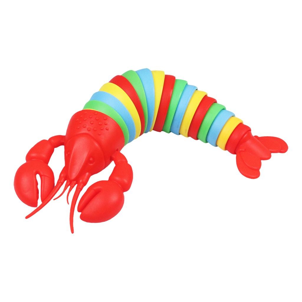 Pieenca-ph [End Online] (จารึกไม่มี Fidget Slug) Unzip Lobster Rainbow Caterpillar Vent Toy Redhead 