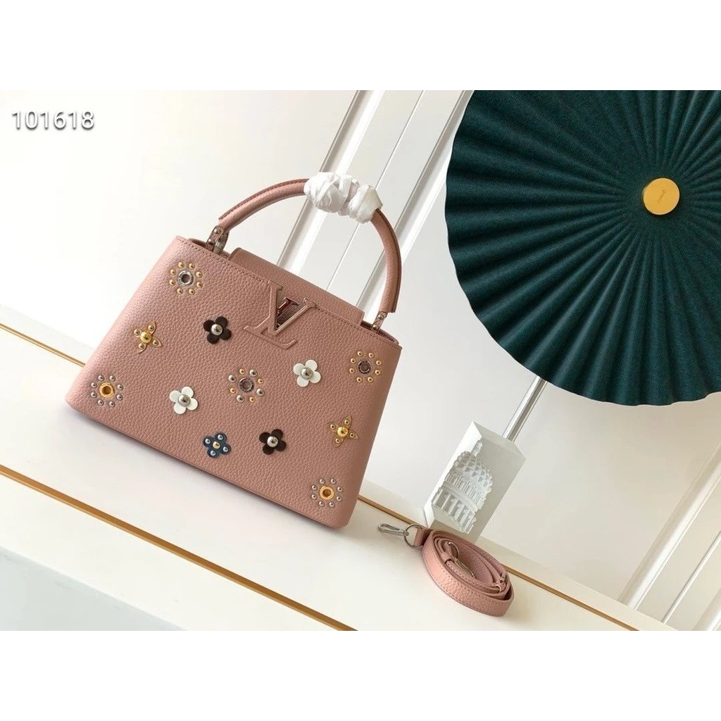 Lv Pink Handbag Casual Portable Messenger Bag