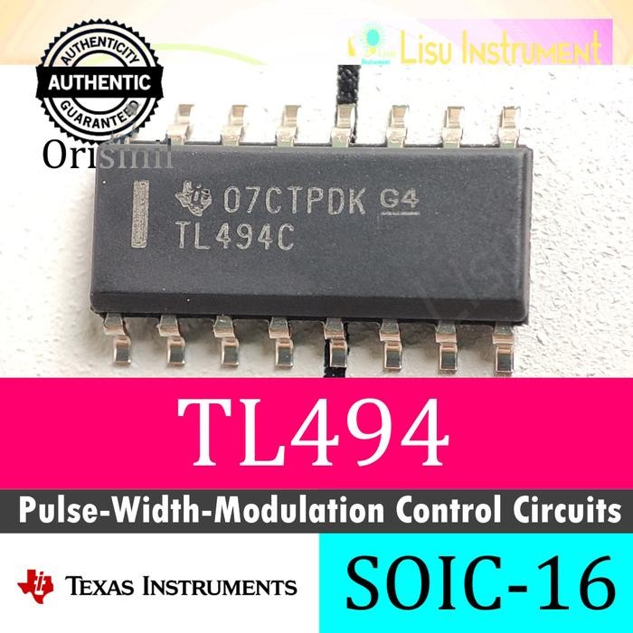 TL494CD TL494C TL494 SOP-16 วงจรควบคุมความถี่ชีพจร - เครื่องมือเท็กซัส