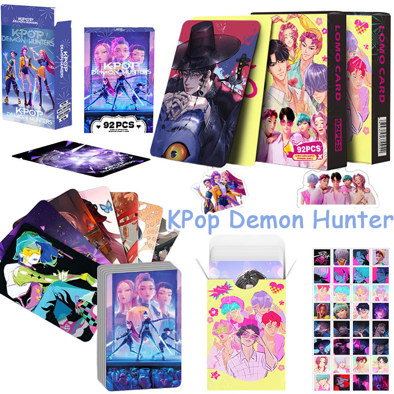 Saja Boys KPop Demon Hunters Lomo Card Collection 92 ชิ้น Rumi Jinu Photocards