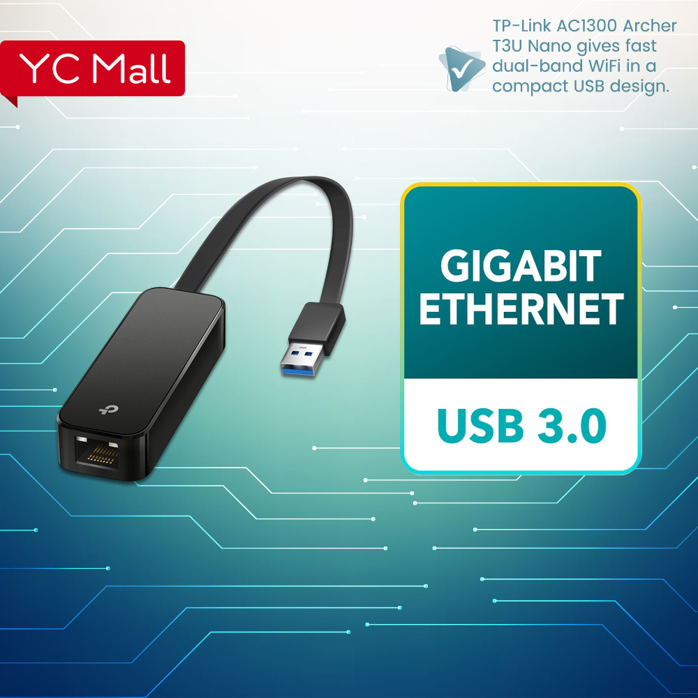 TP-Link UE306 USB 3.0 เป็น Gigabit LAN Ethernet Network Adapter