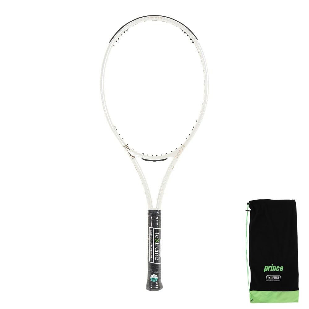 Prince Tour O3 100 Tennis Racket Frame Only - White & Gold - G2 & G3 Options (305g)