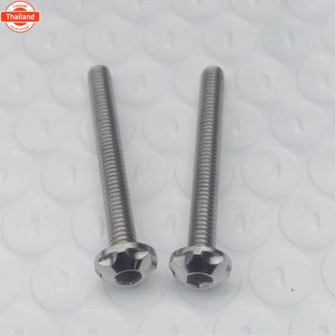 *ปั้มน RCB *เรสซิ่งอย ปั้มตู้ปลาเรสซิ่งอย ลายดาว M4x35 ขนาดหัวกว้าง 8.5 priceคู่ละ