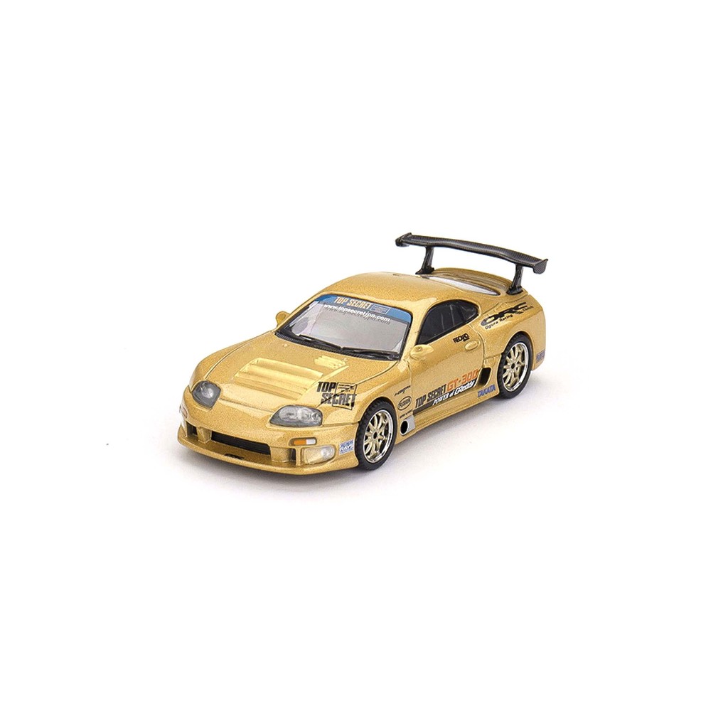 MINI GT Box Version MGT00961 Toyota Supra (A80) Top Secret GT-300 Top Secret Gold