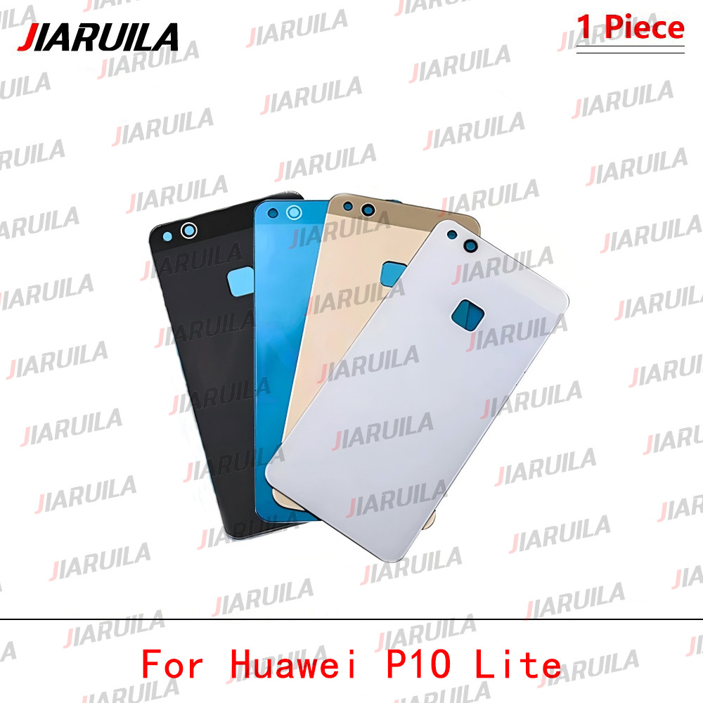 สําหรับ Huawei P10 Lite ฝาหลังแบตเตอรี่ประตูกรณีเปลี่ยนโลโก้