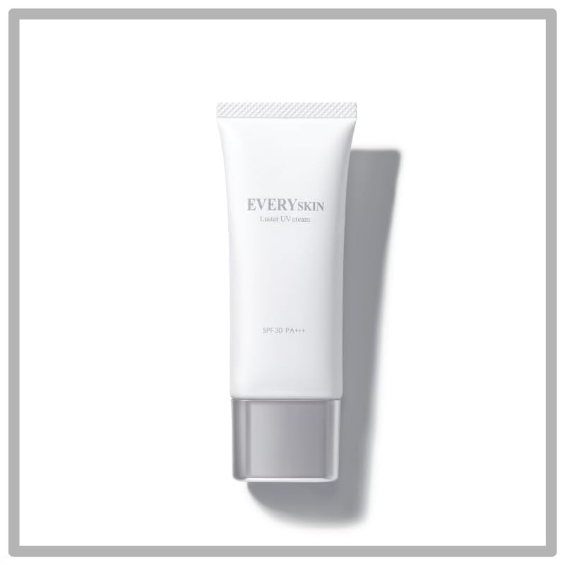 EVERYSKIN Luster UV Cream SPF30 PA+++ 35g Non-Chemical Human-Type Ceramide Blue Light Cut Glossy Tra