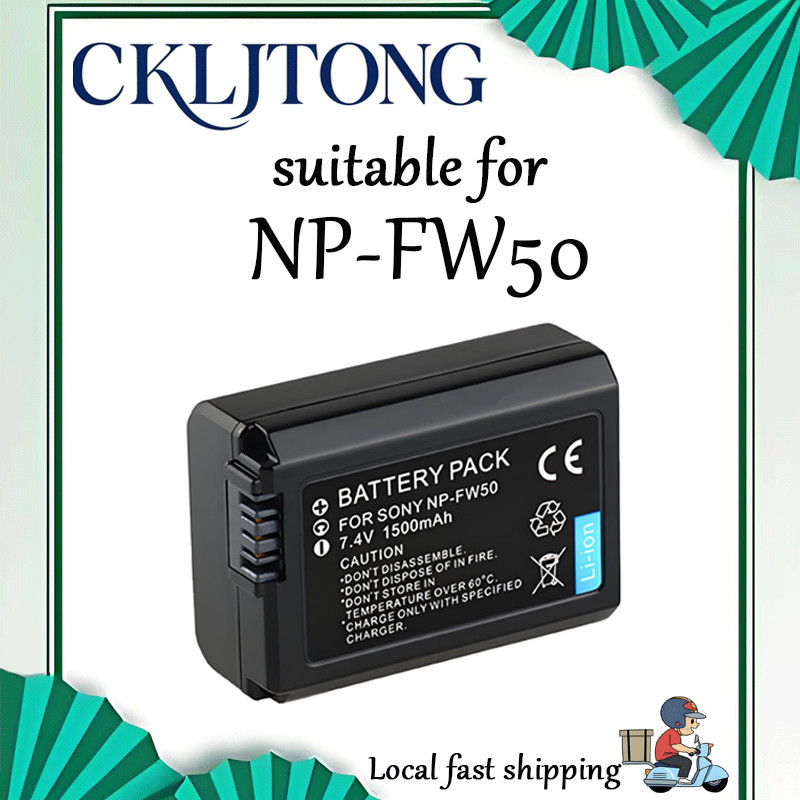 เหมาะสําหรับแบตเตอรี่กล้อง Sony NP-FW50 NEX5T 5C 5N 3N 5R NEX7 NEX6 RX10 (แบตเตอรี่ OEM CKLJTONG)