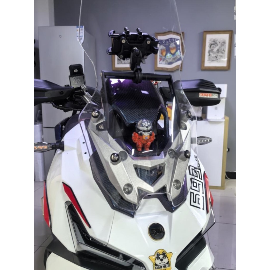 SYM ADV150 to ที่ใช้งานได้ lifter วงเล็บยกกระจกหน้ารถ Husky 150 ขยาย crossbar pxc3