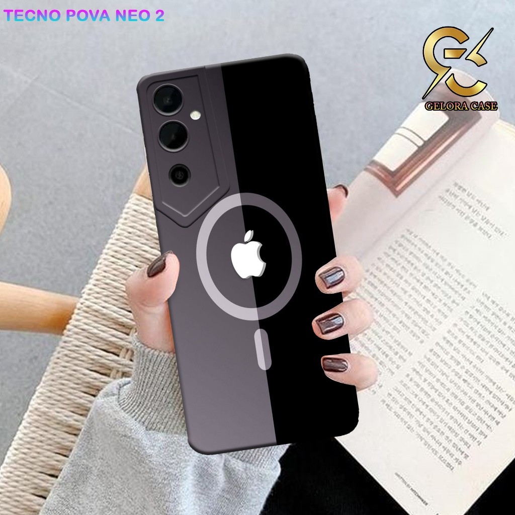 HP Softcase Tecno Pova Neo 2 - geloracase - Casing Tecno Pova Neo 2 - Motif case logo - Tecno - Soft