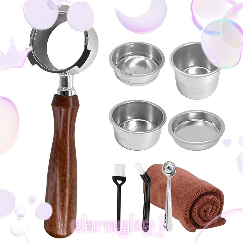 Bottomless Portafilter 51mm สําหรับ EC680/EC685 EC820/EC850 EC860/EC785 EC885 Espresso Machines chru