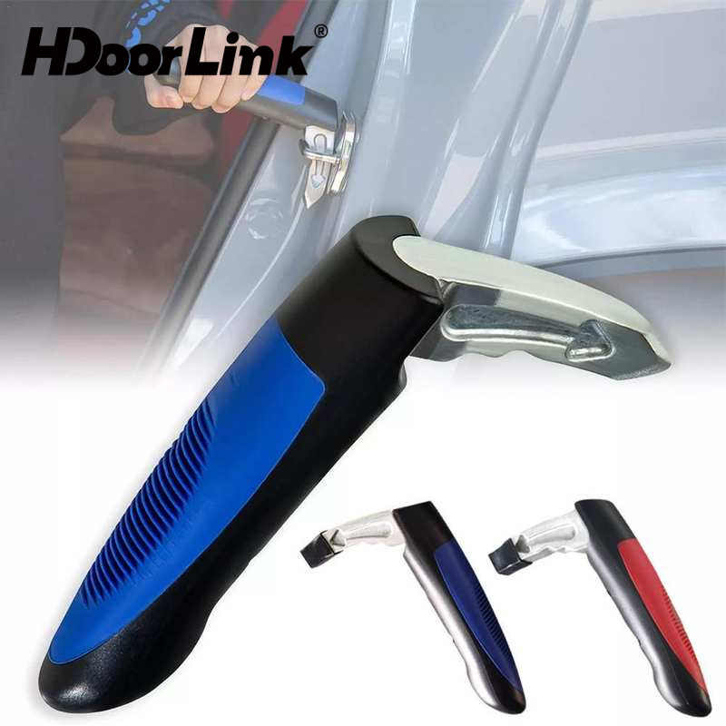 HdoorLink มือจับประตูรถ Armrest หน้าต่างหัก Escape Safety Hammer Car Handle Assist Non-Slip Ergonomic Auto Grab Bar Cane