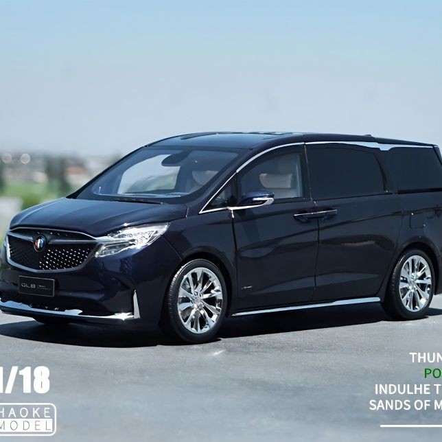 โรงงานเดิม 1: 18 Buick GL8 รถรุ่น 2020 Avenir Avenir Buick Avenir ธงจําลองรถโลหะผสม
