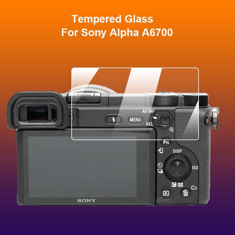 ฟิล์มกระจกนิรภัยกันรอยหน้าจอ LCD 9H 2.5D สําหรับกล้อง Sony Alpha A6700