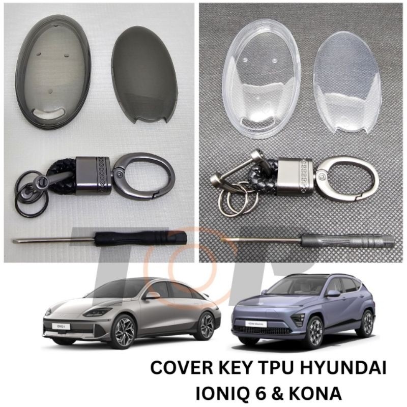 ≡อุปกรณ์เสริมเทรนด์͡o- [STMY4] ฝาครอบคีย์ TPU HYUNDAI IONIQ 6 KONA CAR SOFT CASE COVER CASING REMOTE