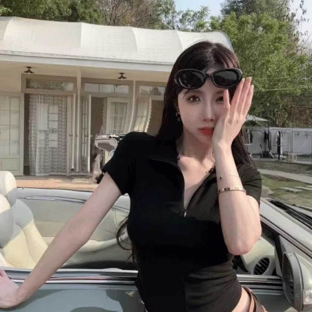 สินค้าใหม่ล่าสุด เสื้อยืดสไตล์เกาหลีรุ่นใหม่ล่าสุด เสื้อยืดแขนสั้น - รูปที่ 2