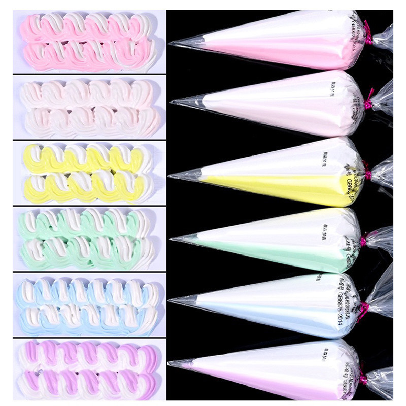 🇹🇭พร้อมส่ง🇹🇭วิปครีมปลอม สองสี 100 กรัม สําหรับทําเครื่องประดับ Diy