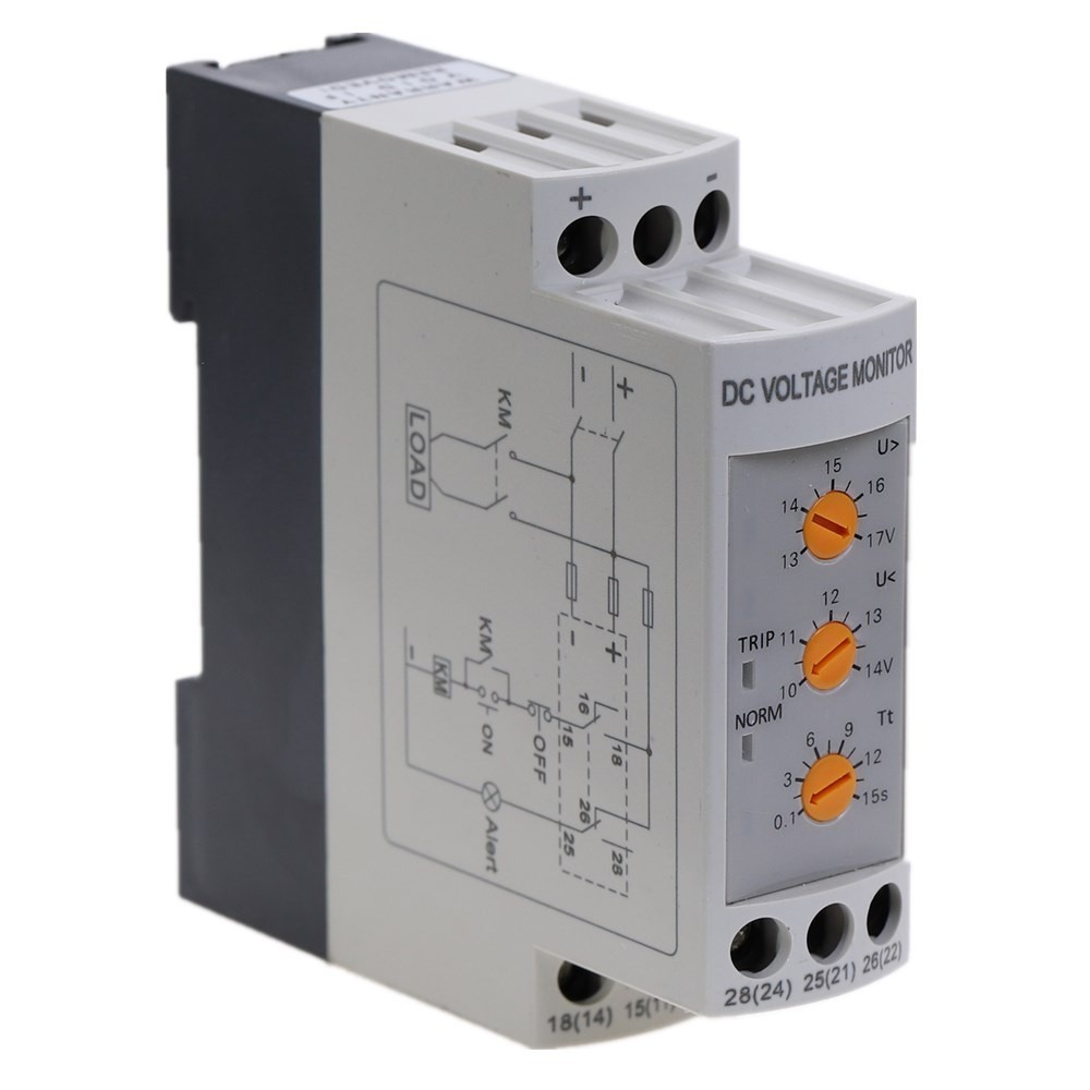 ✲DVRD Over-Voltage Under-Voltage Protection Relay Undervoltage Protector For UPS, DC Motor,DC Cabine