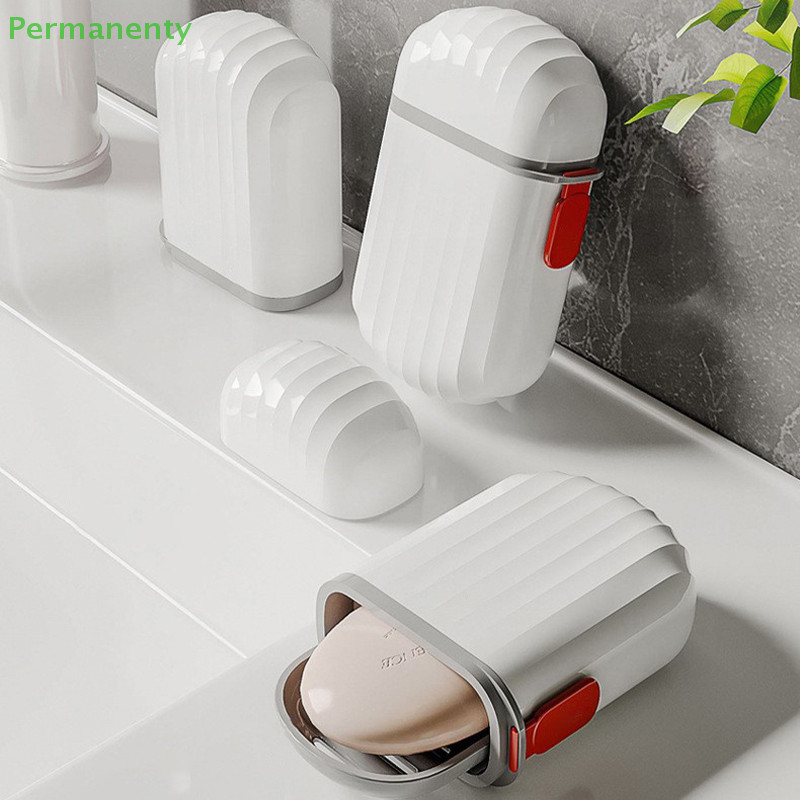 Permanenty Travel จานสบู่ท่อระบายน้ําน้ําอุปกรณ์ห้องน้ําแบบพกพา Gadgets สําหรับกระเป๋าเดินทางคอนเทนเนอร์อุปกรณ์เสริม Home Storage กล่องสินค้าดี